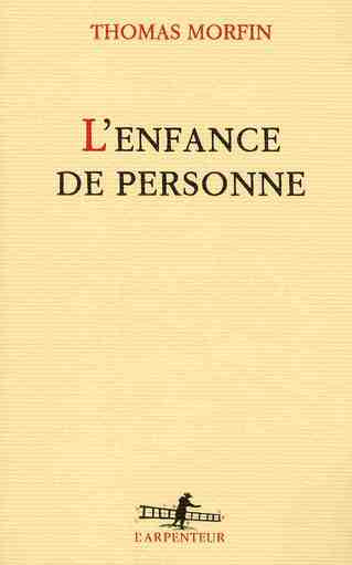 Emprunter L'enfance de personne livre