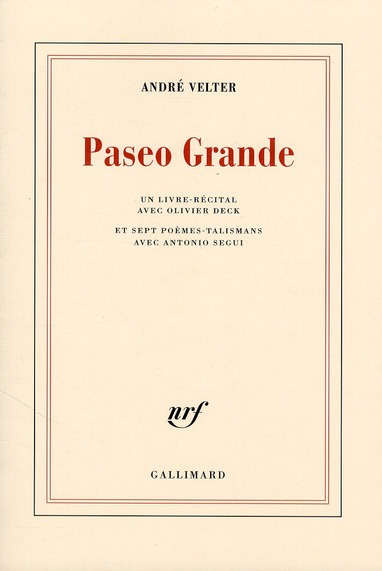 Emprunter Paseo Grande livre