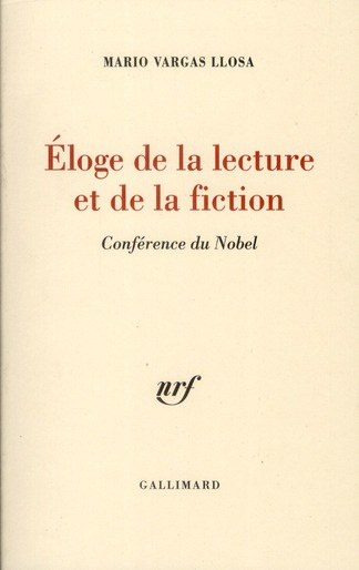 Emprunter Eloge de la lecture et de la fiction. Conférence du Nobel livre