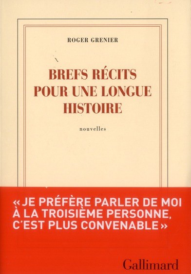 Emprunter Brefs récits pour une longue histoire livre