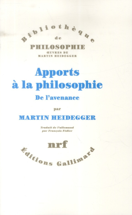 Emprunter Apports à la philosophie de l'avenance livre