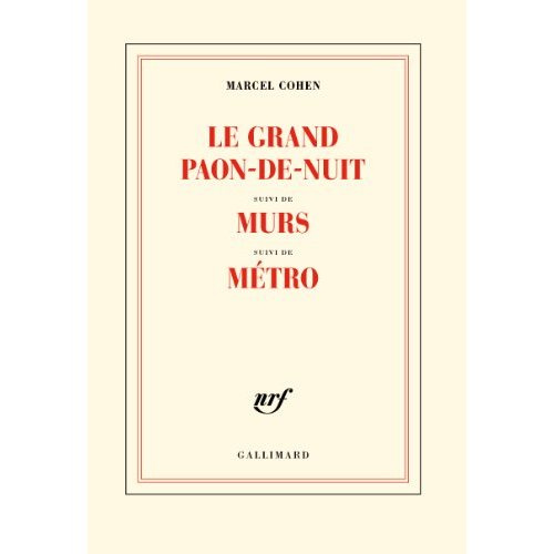 Emprunter Le grand paon-de-nuit. Suivi de Murs et de Métro livre