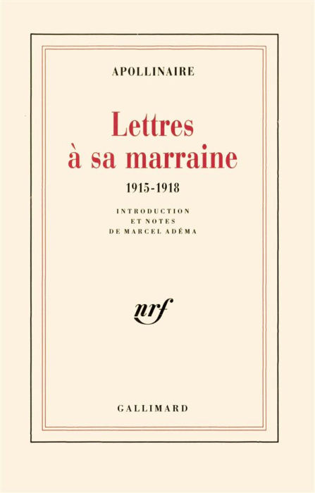 Emprunter Lettres à sa marraine (1915-1918) livre