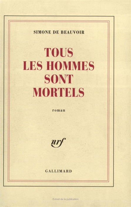 Emprunter Tous les hommes sont mortels livre