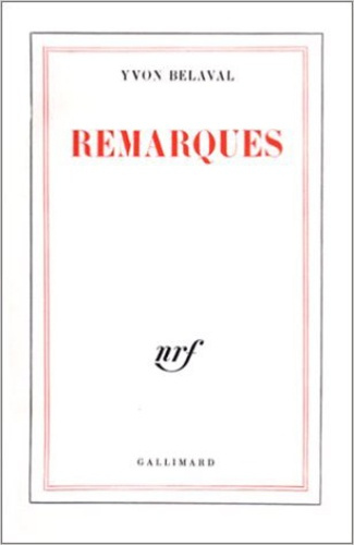 Emprunter Remarques livre