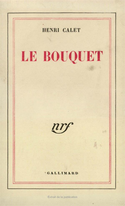 Emprunter LE BOUQUET livre