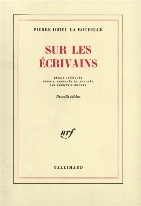 Emprunter Sur les écrivains. Essais critiques livre