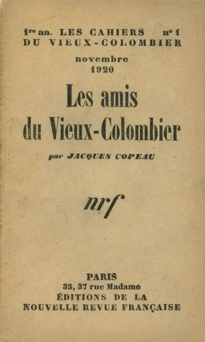 Emprunter AMIS DU VIEUX-COLOMBIER livre