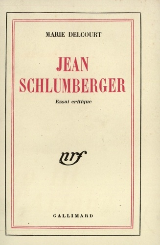 Emprunter Jean Schlumberger. Essai critique livre