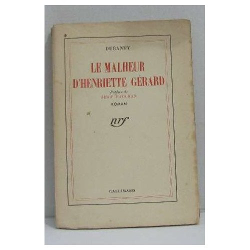 Emprunter LE MALHEUR D'HENRIETTE GERARD livre