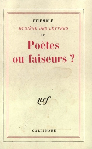 Emprunter Poètes ou faiseurs ? (1936-1966) livre