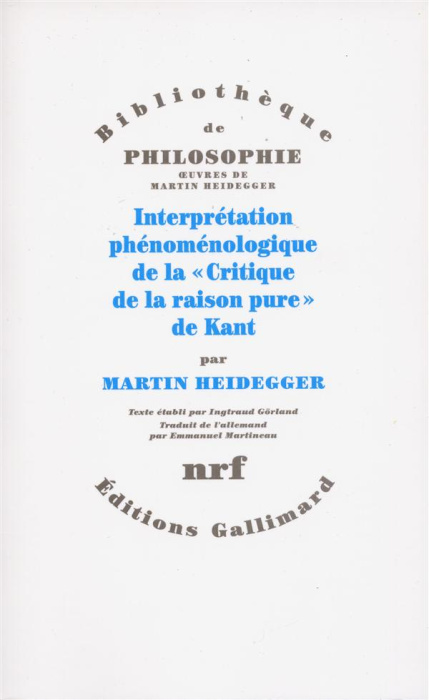 Emprunter Oeuvres de Martin Heidegger. Section II, cours 1923-1944 Tome 1 : Interprétation phénoménologique de livre