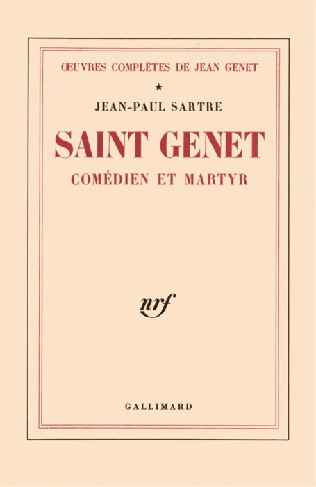 Emprunter Oeuvres complètes de Jean Genet Tome 1 : Saint Genet, comédien et martyr livre