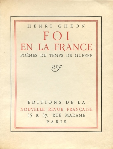 Emprunter FOI EN LA FRANCE livre