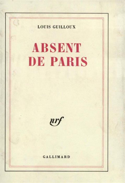 Emprunter Absent de Paris livre