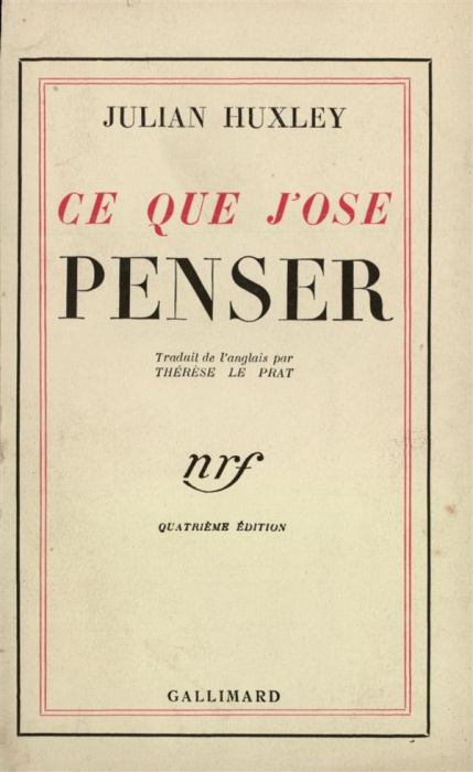 Emprunter CE QUE J'OSE PENSER livre