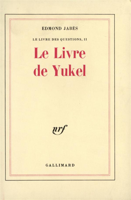 Emprunter Le Livre des questions Tome 2 : Le Livre de Yukel livre