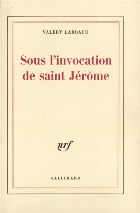 Emprunter Sous l'invocation de Saint Jerome livre