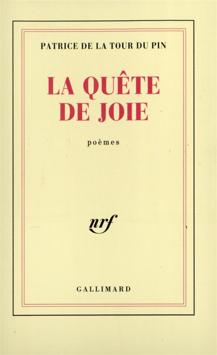 Emprunter La quête de joie livre