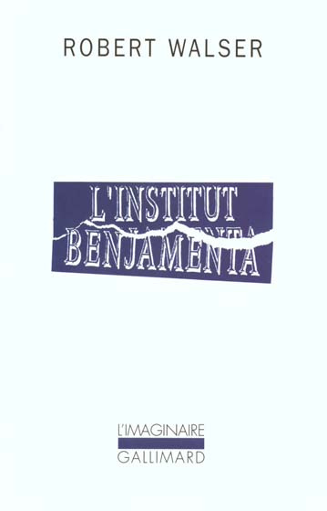 Emprunter Institut Benjamenta livre
