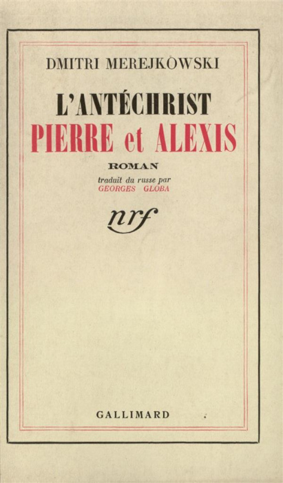 Emprunter L'ANTECHRIST, PIERRE ET ALEXIS livre