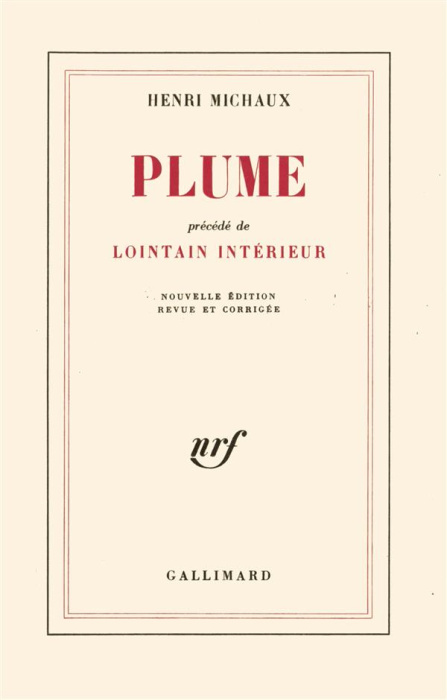 Emprunter Plume. Précédé de Lointain intérieur livre