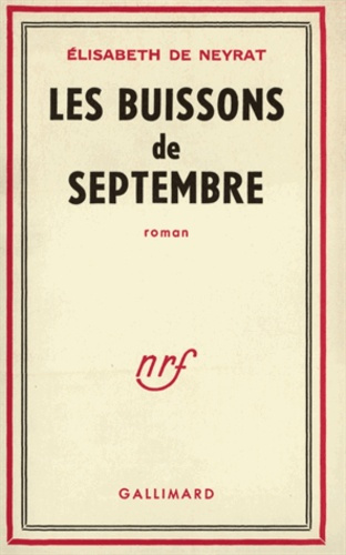 Emprunter Les buissons de Septembre livre