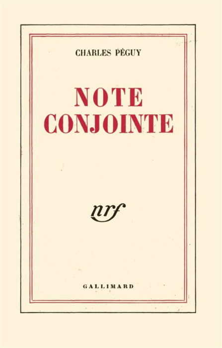 Emprunter NOTE CONJOINTE. Note sur Monsieur Bergson et la philosophie livre
