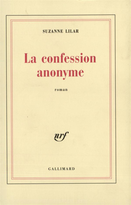 Emprunter La confession anonyme livre