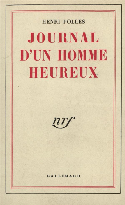 Emprunter Journal d'un homme heureux livre