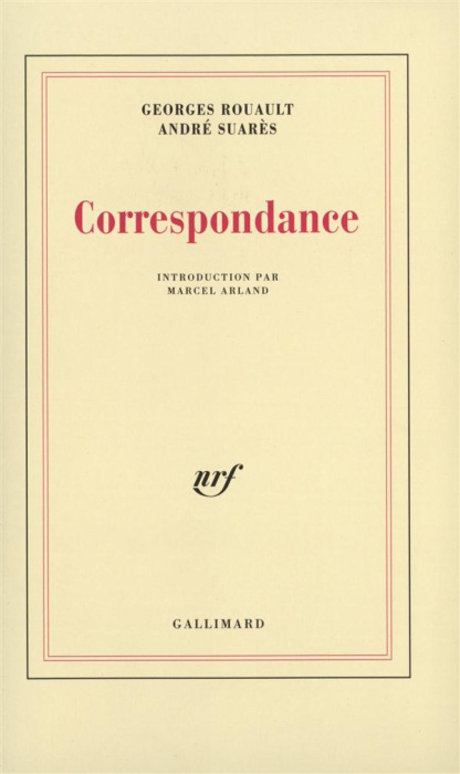 Emprunter CORRESPONDANCE ROUAULT/SUARES livre