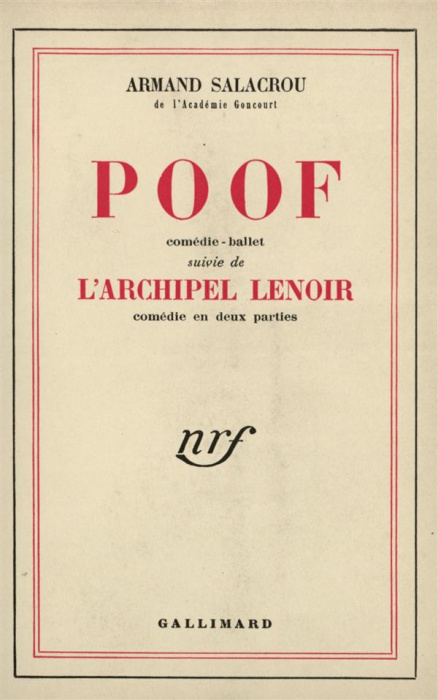 Emprunter Poof. suivie de L'archipel Lenoir. Comédie ballet, comédie en deux parties livre
