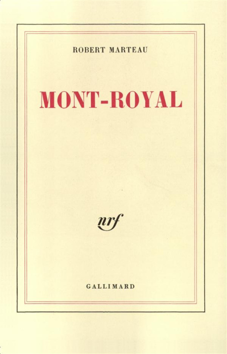 Emprunter Mont-Royal livre