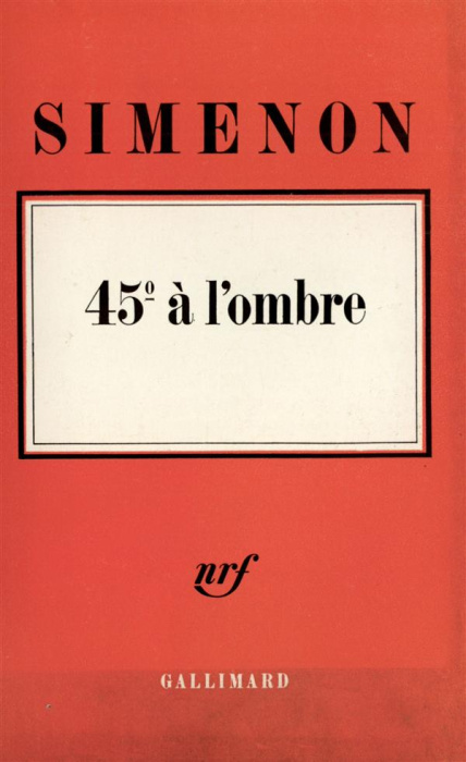 Emprunter 45 degrés à l'ombre livre