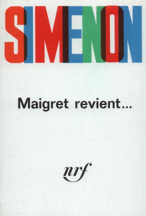 Emprunter Maigret revient... livre