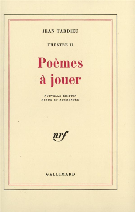 Emprunter THEATRE. Tome 2, Poèmes à jouer livre