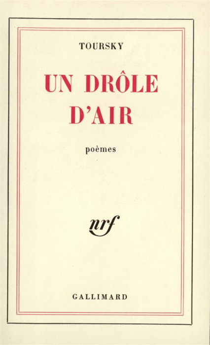 Emprunter Un drôle d'air livre