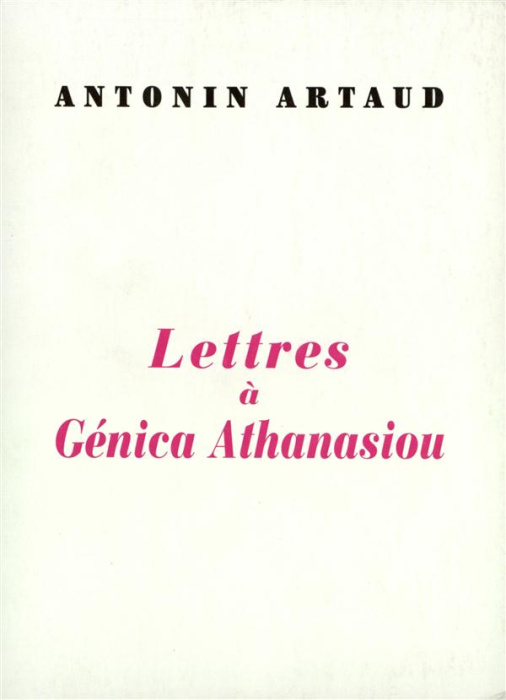 Emprunter Lettres à Génica Athanasiou. précédé de deux poèmes à elle dédiés livre