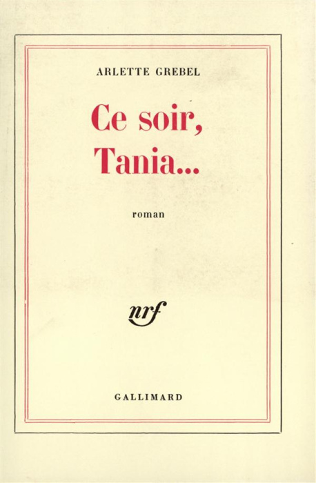 Emprunter Ce soir, Tania... livre