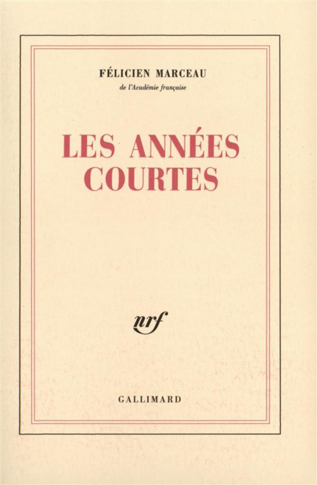Emprunter Les années courtes livre