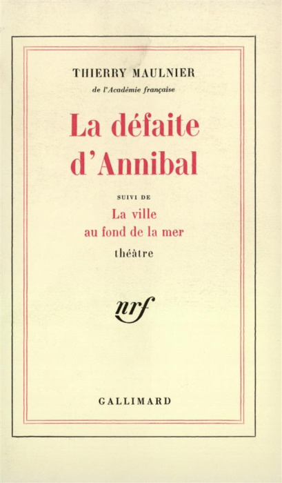 Emprunter DEFAITE D'ANNIBAL livre