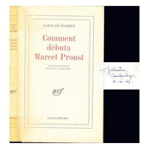 Emprunter COMMENT DEBUTA MARCEL PROUST livre