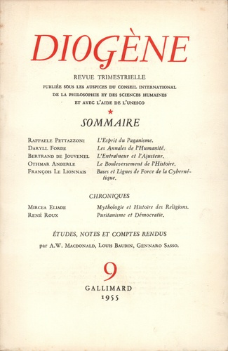 Emprunter Diogène N° 9 livre