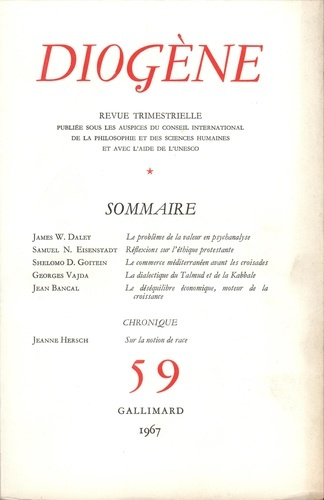 Emprunter Diogène N° 59 livre
