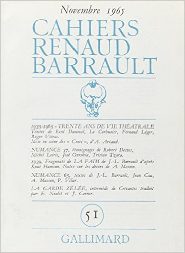 Emprunter Cahiers Renaud-Barrault N° 51 : 1935-1965, 30 années livre