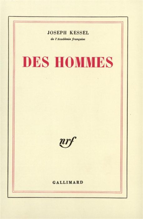 Emprunter Des hommes livre
