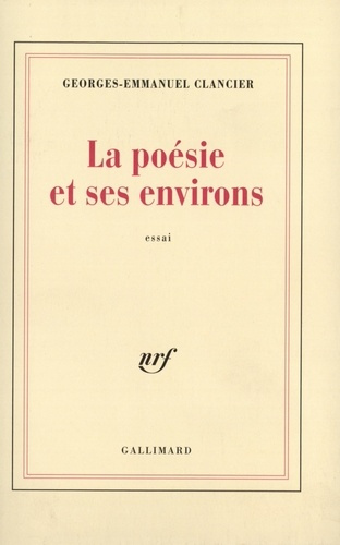 Emprunter La poésie et ses environs livre