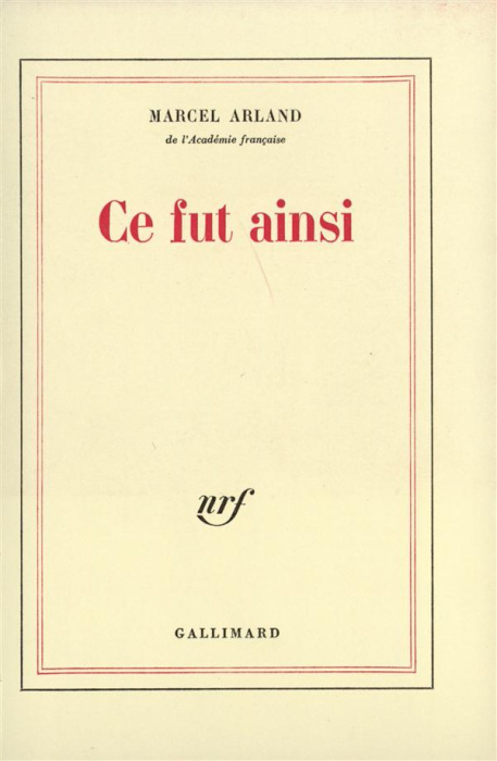 Emprunter Ce fut ainsi livre