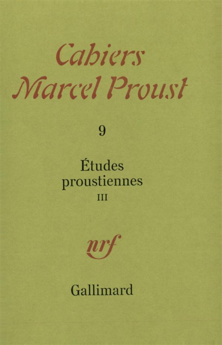 Emprunter ETUDES PROUSTIENNES livre