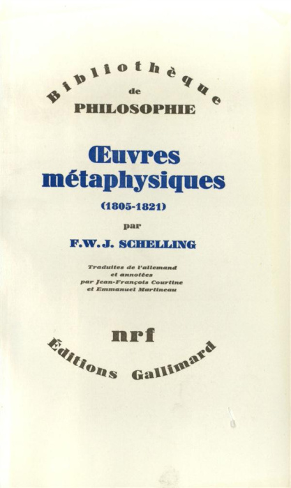 Emprunter Oeuvre métaphysique. 1805-1821 livre